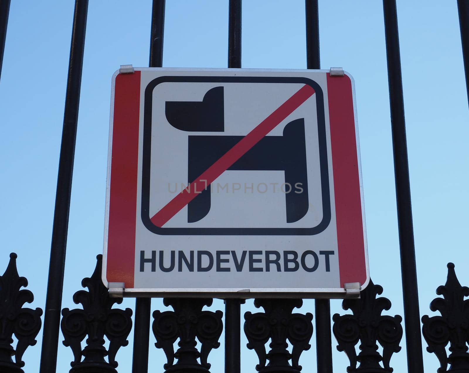 german no dogs allowed sign by claudiodivizia