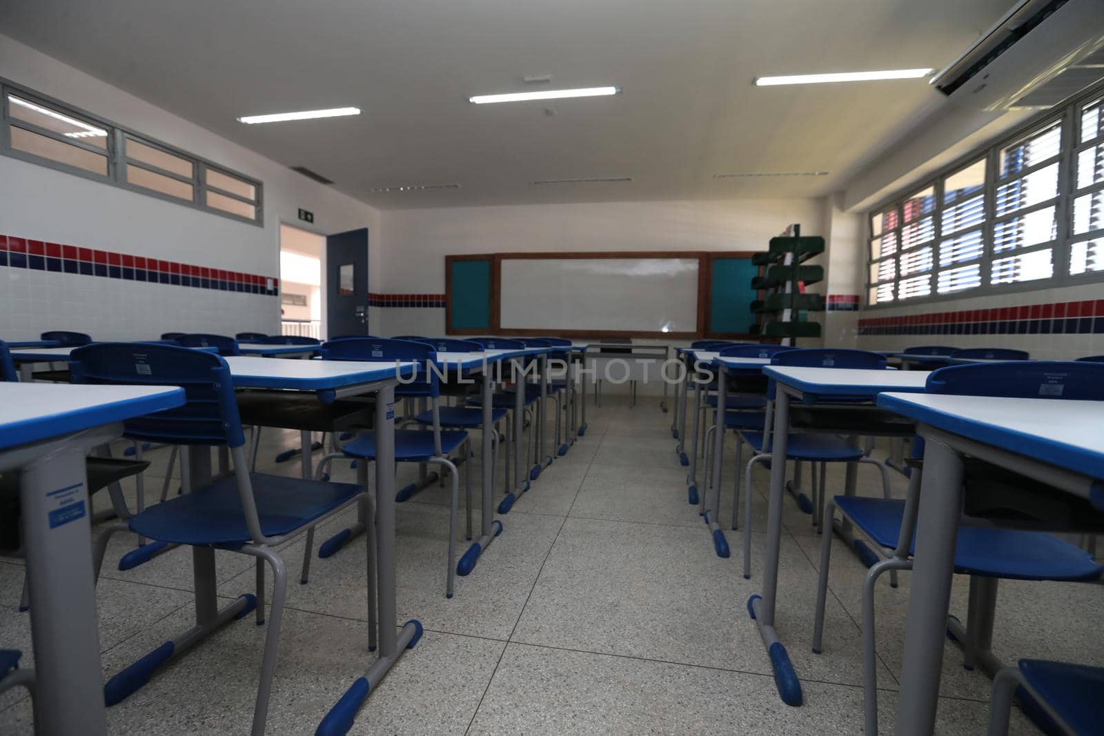 santana, bahia, brazil - september 13, 2022: classroom of a full-time state public school in the city of Santana.