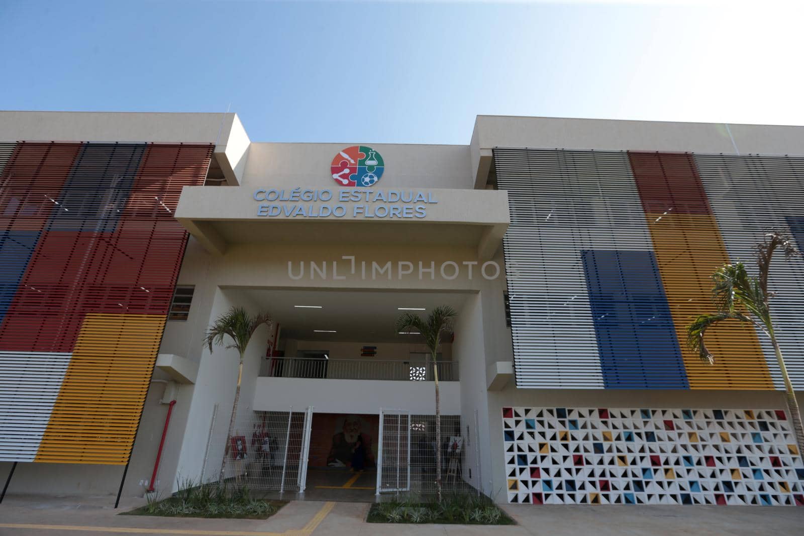 santana, bahia, brazil - september 13, 2022: full-time state public school in the city of Santana.