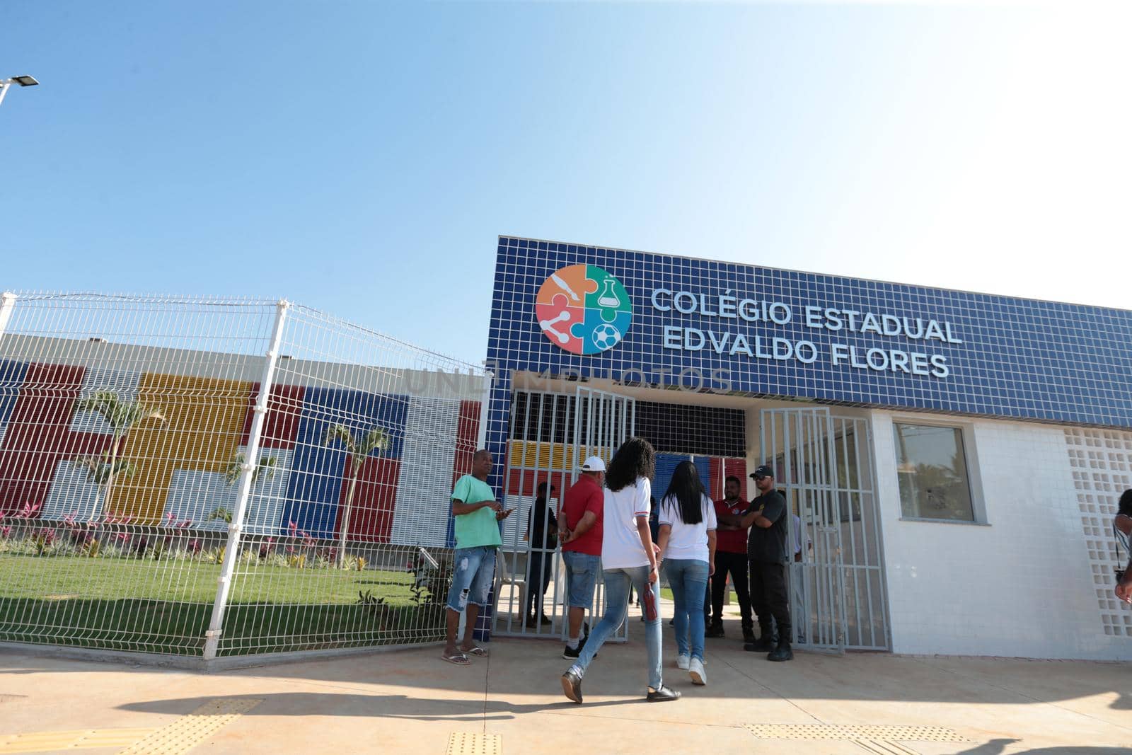 santana, bahia, brazil - september 13, 2022: full-time state public school in the city of Santana.