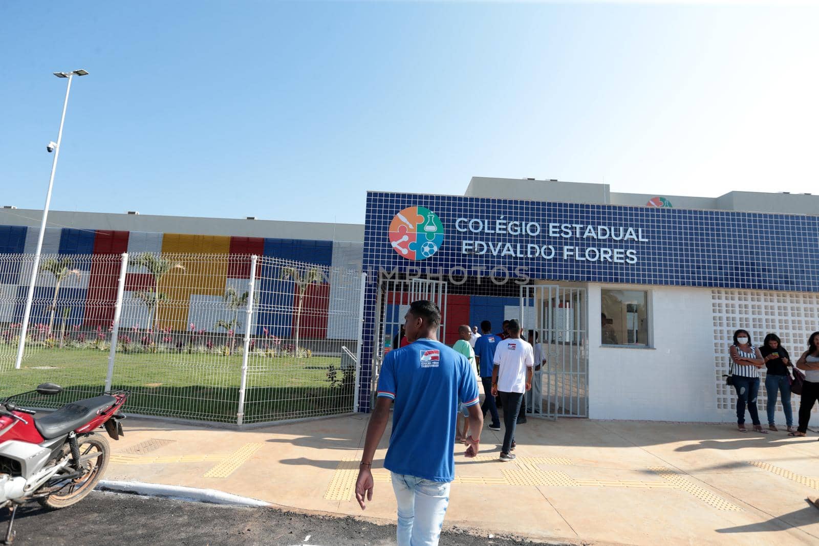 santana, bahia, brazil - september 13, 2022: full-time state public school in the city of Santana.