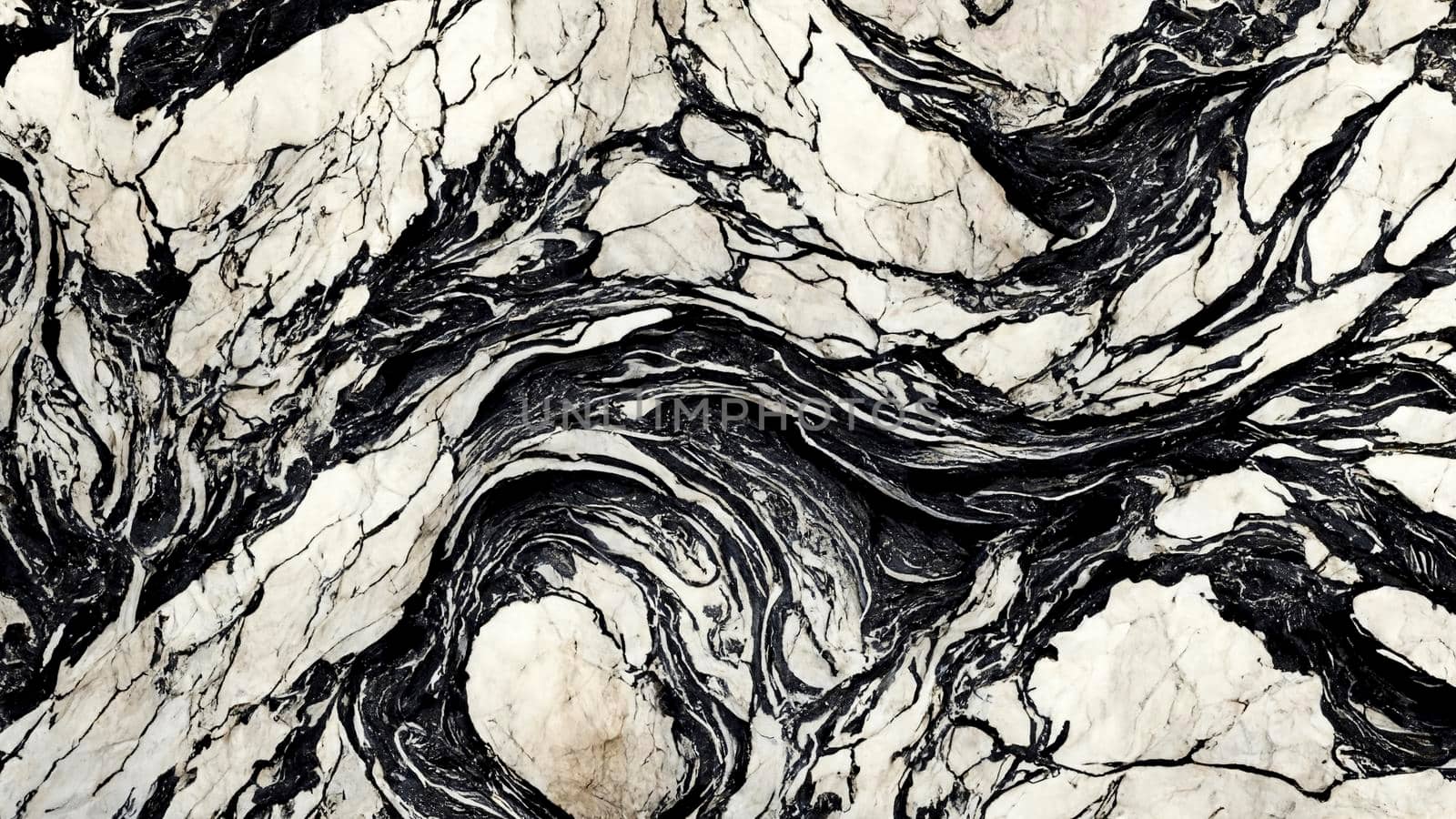 Black marble natural pattern for background, abstract black and white