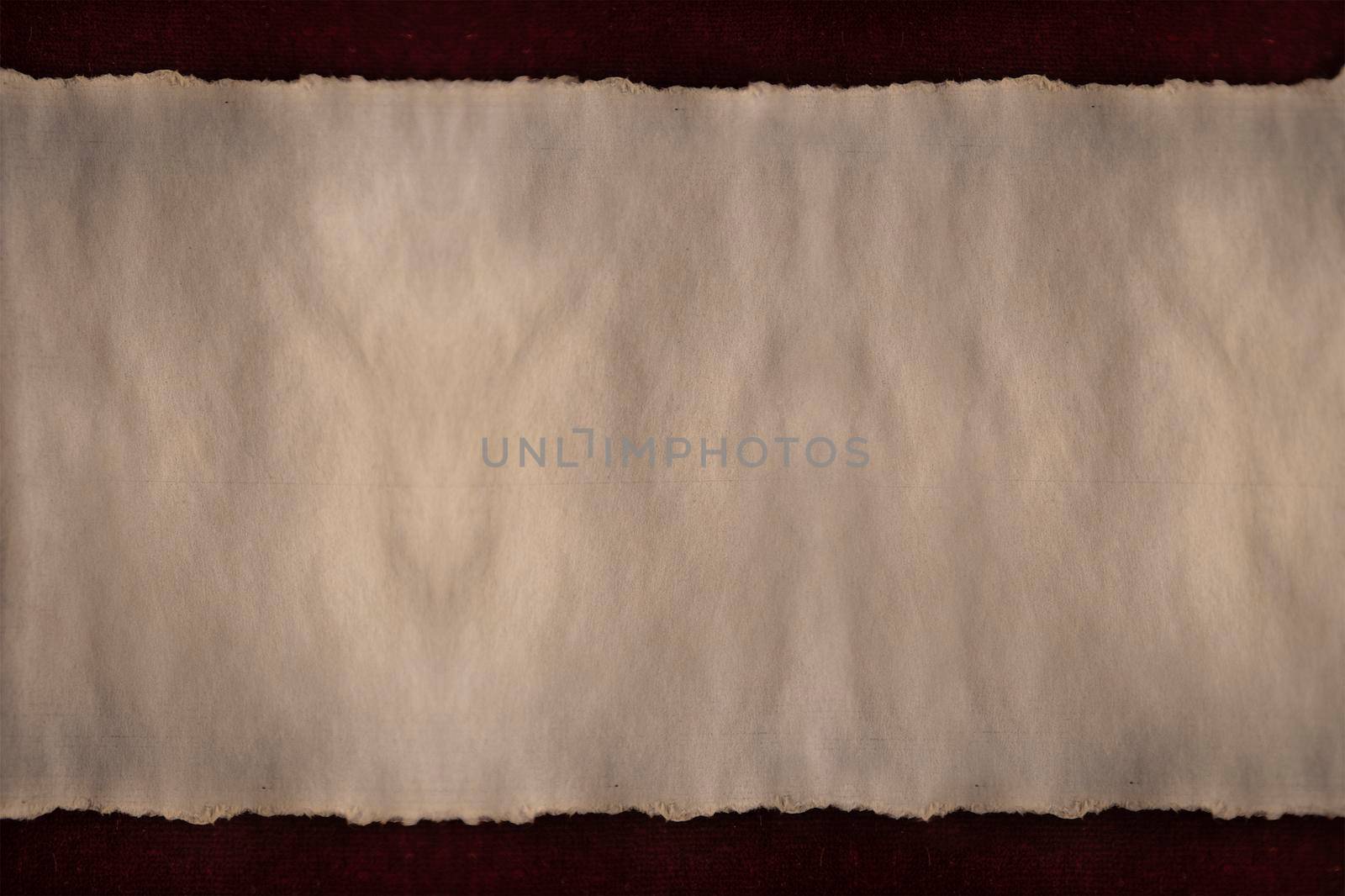 Vintage paper. Old paper with scuffs and folds. Old crumpled paper from the 18th century in yellow and brown tones. For background or project with place for text