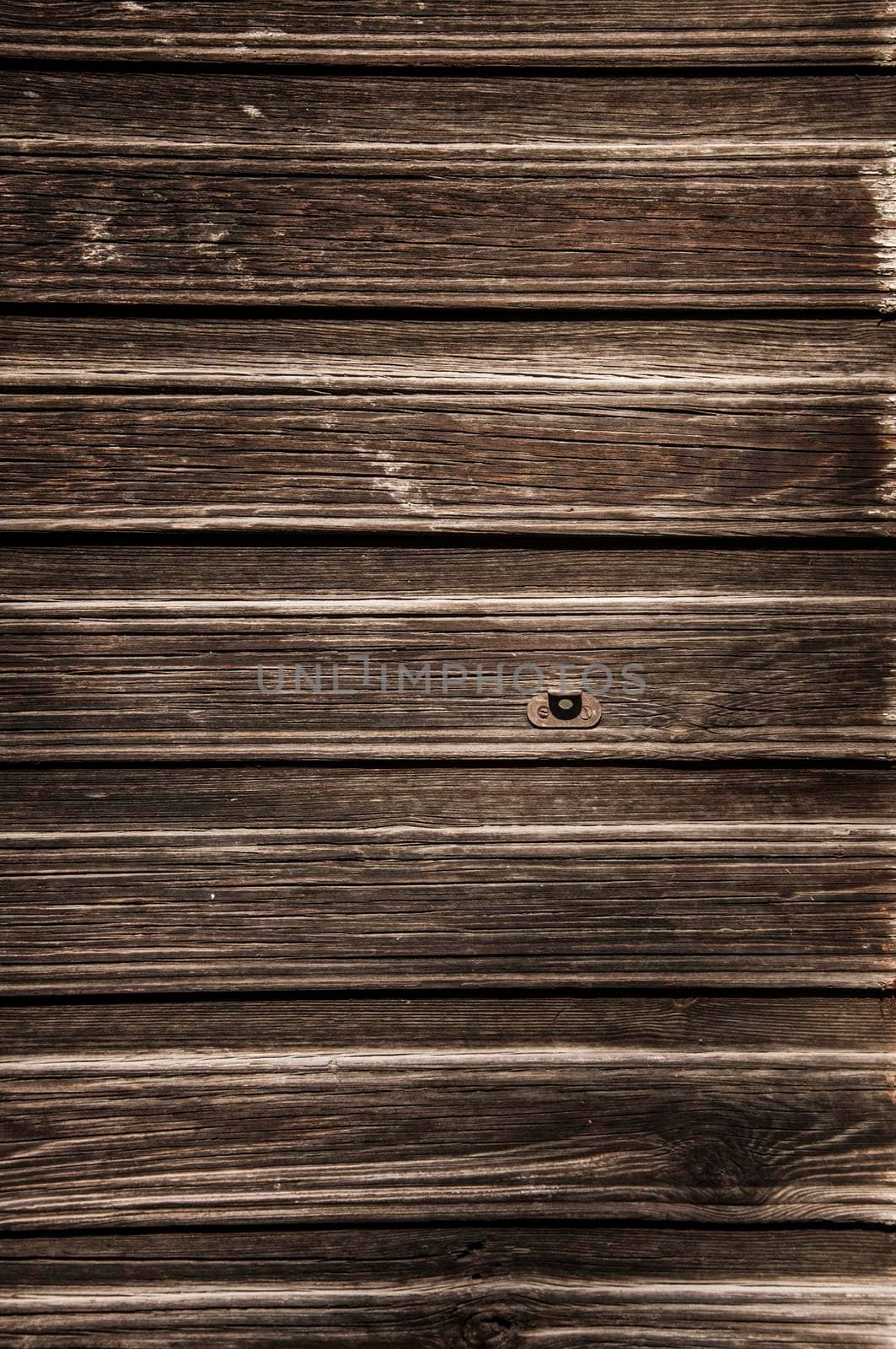 Natural brown barn wood floor / wall texture background pattern. Wood planks / boards are very old with a beautiful rustic look / style.