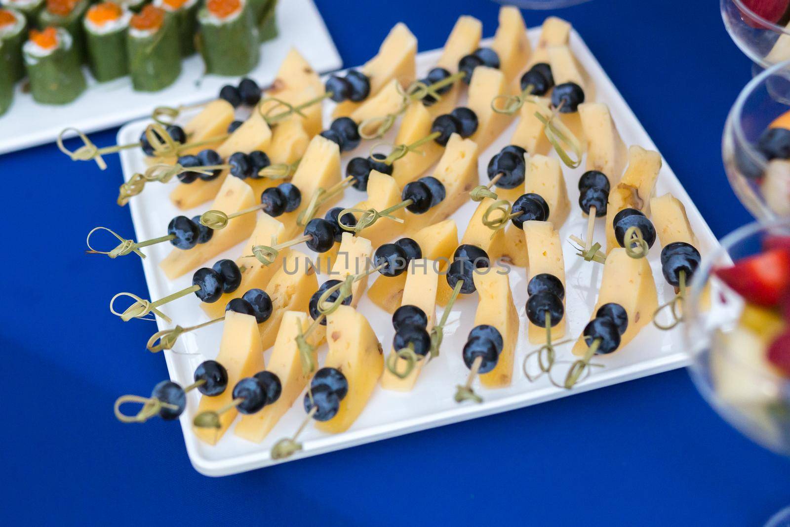 Snacks on the table at a festive event or dinner