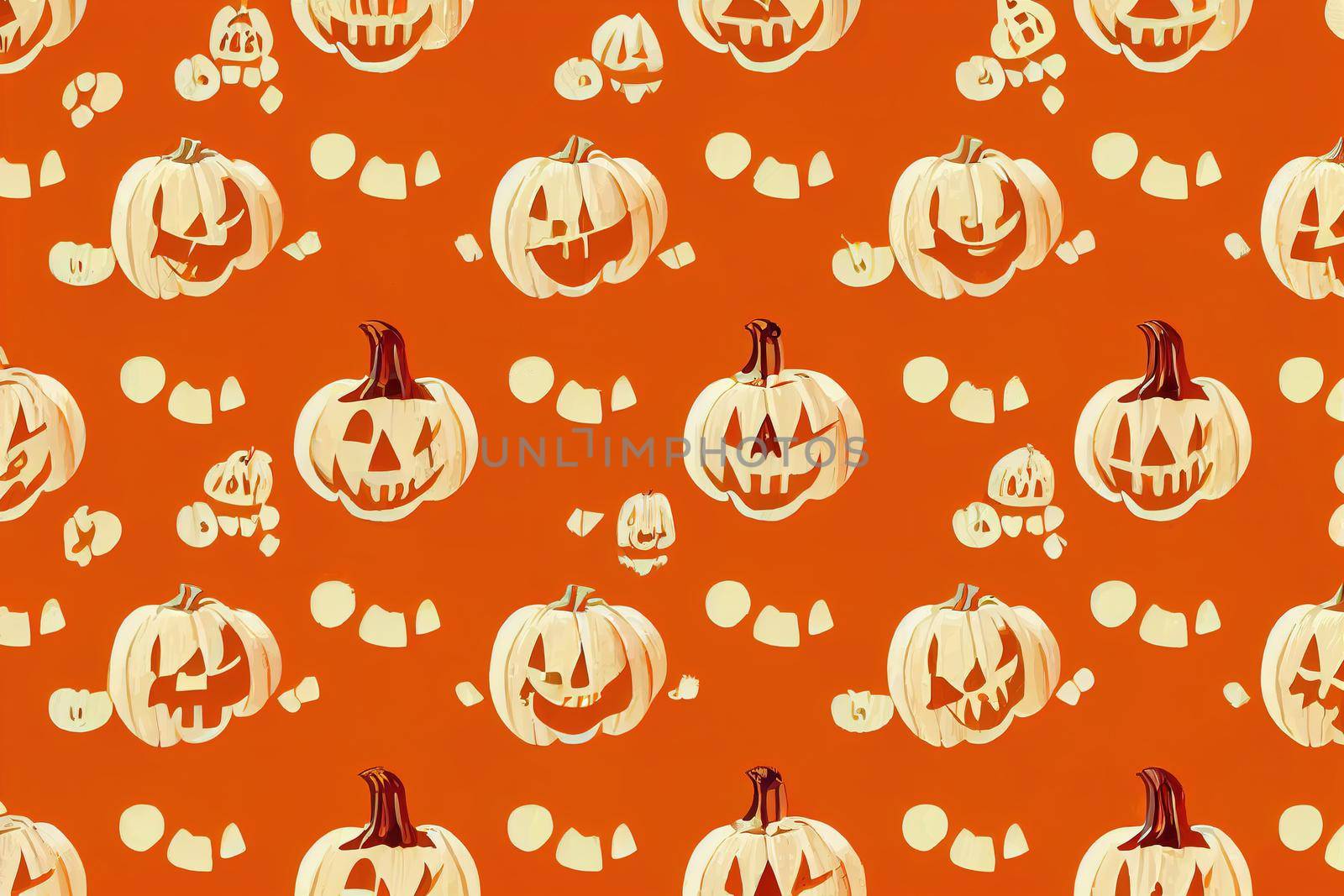 Corona Halloween Pumpkin Seamless Pattern, Pumpkins wearing face masks, Covid 19 virus Halloween background, For Halloween 2020 decoration, fabric, invitation cards, greeting cards, face mask v1