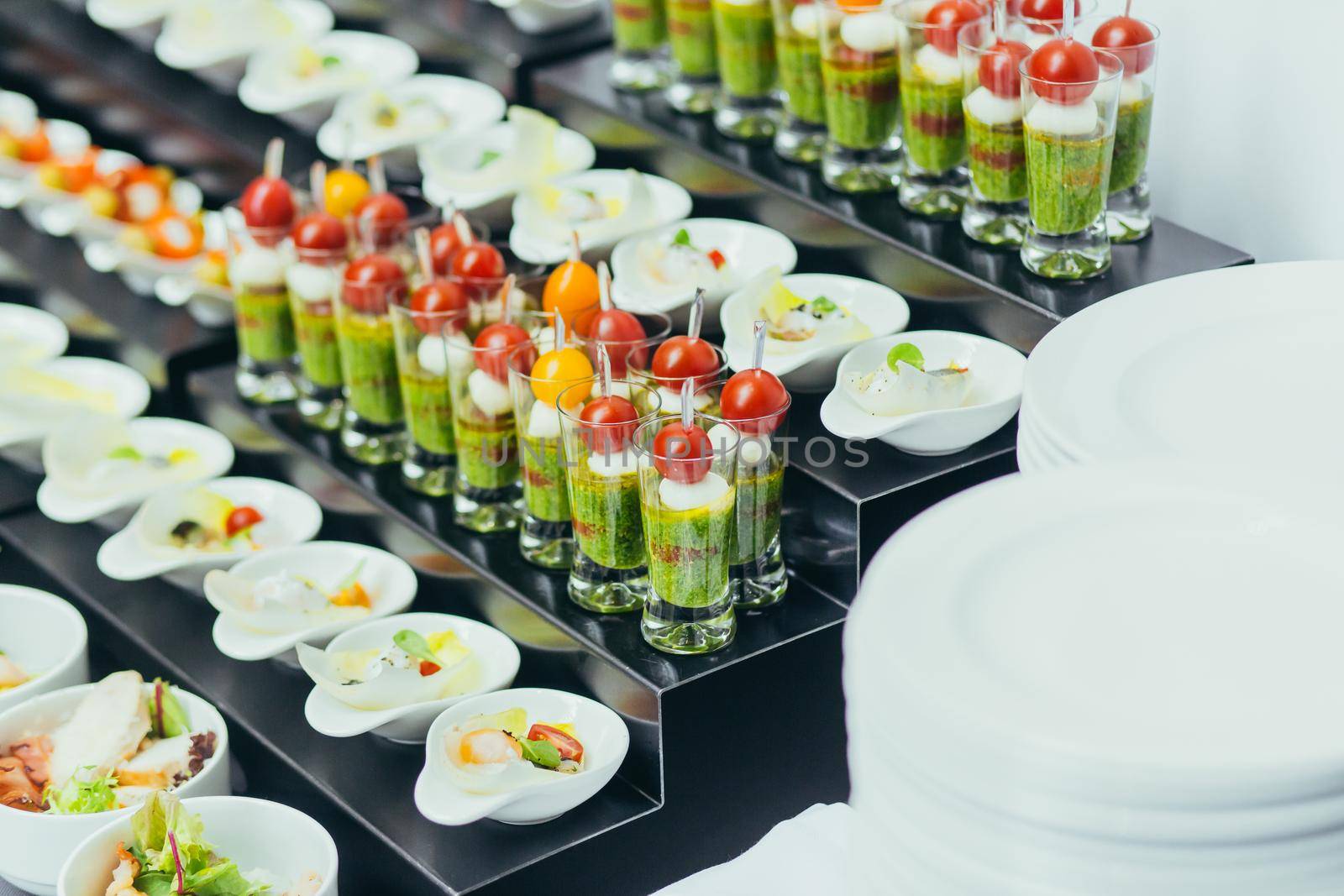 Cold snacks at a conference event