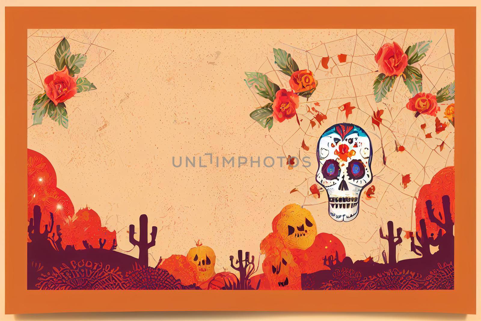 Day Of Dead Traditional Mexican Halloween Dia De Los Muertos by 2ragon