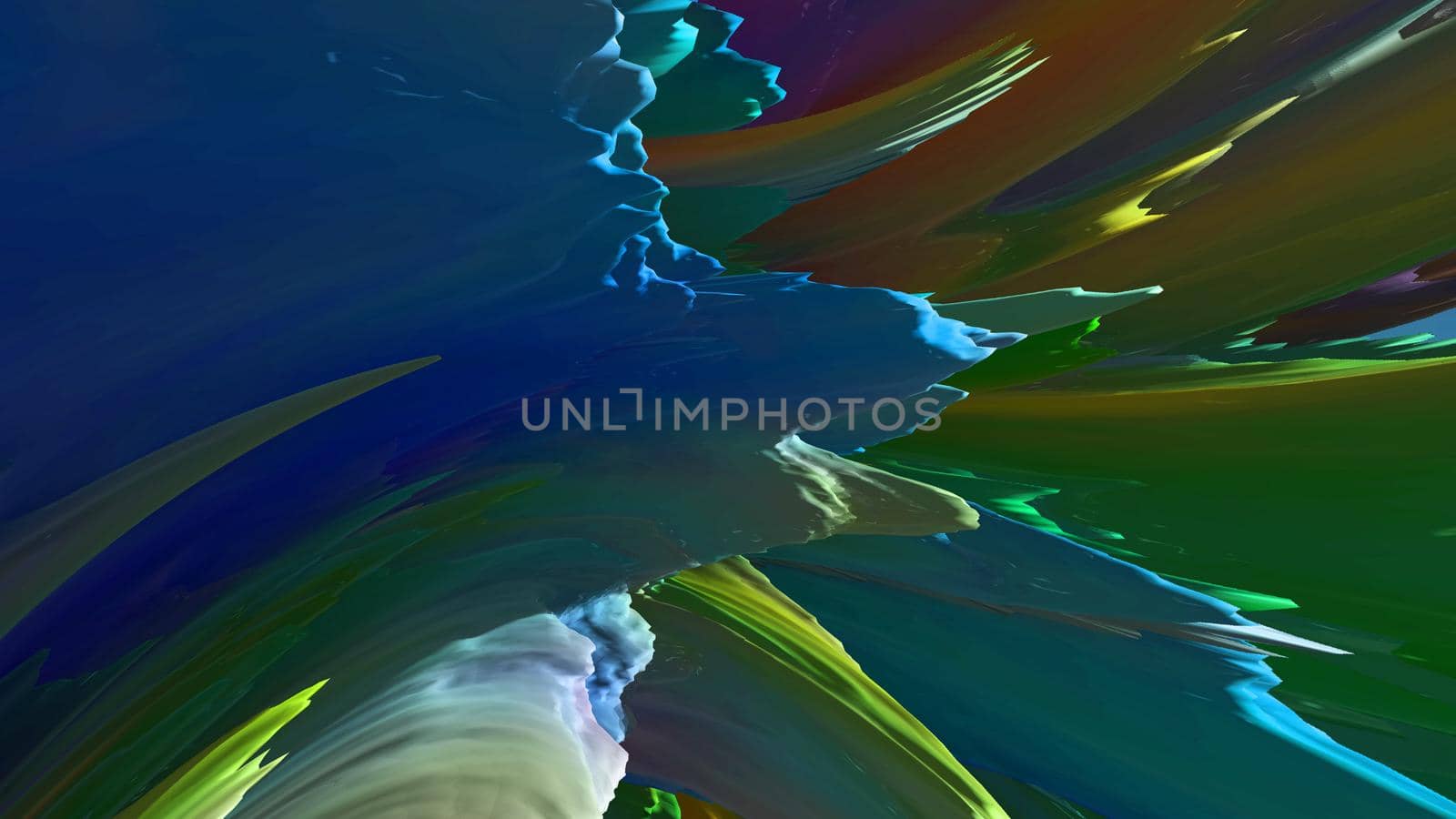 Abstract colorful neon fantasy background by Vvicca