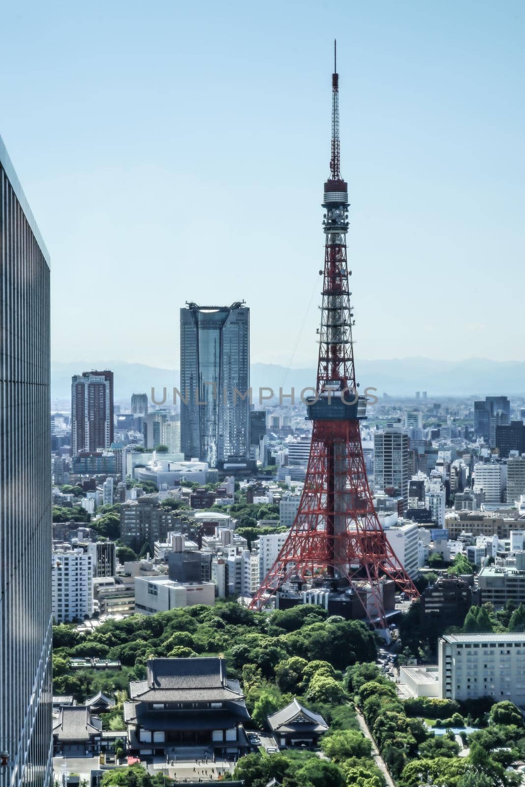 The city of Tokyo seen from the World Trade Center Building (Seaside Top). Shooting Location: Tokyo metropolitan area