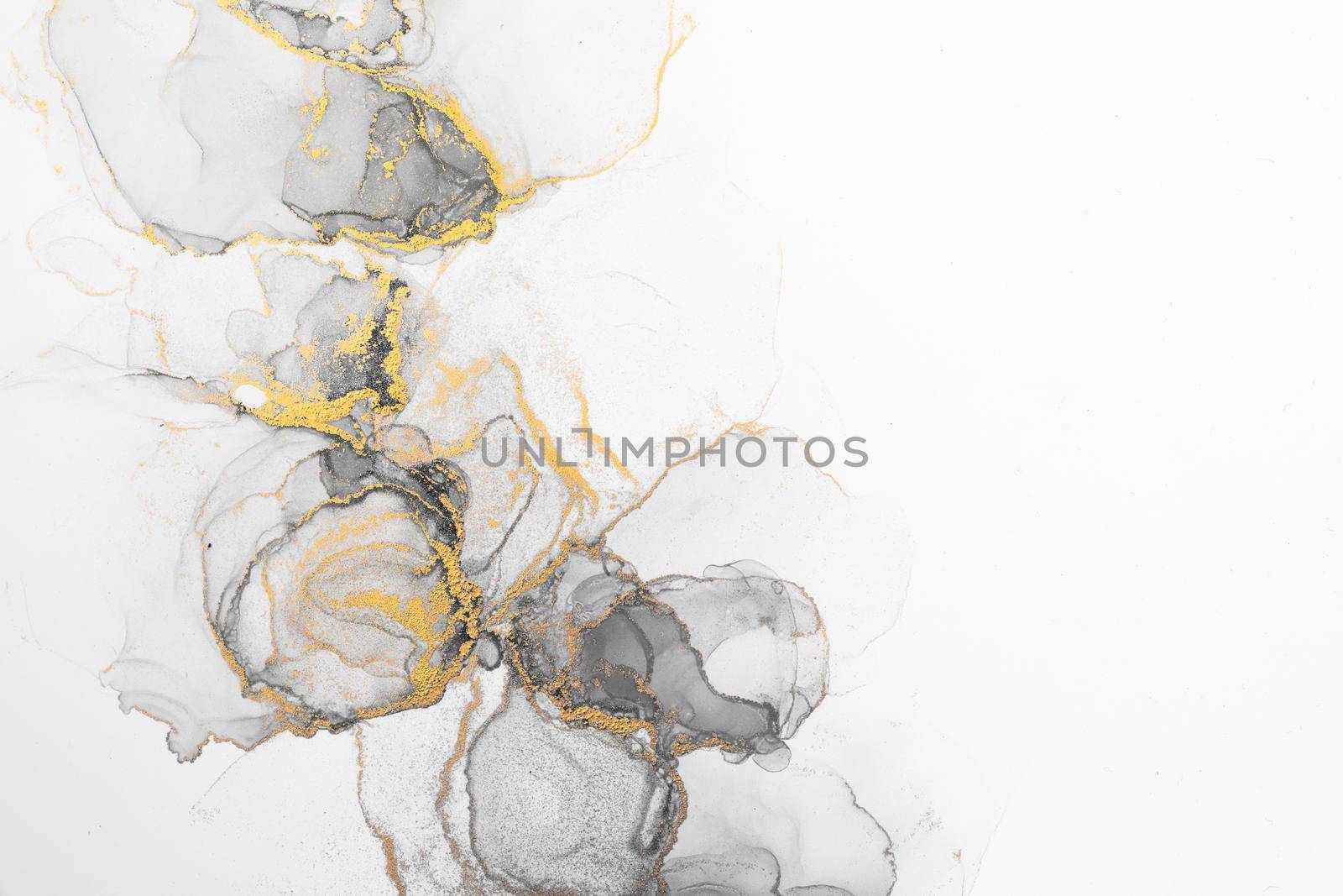 Marble ink abstract art from meticulous original painting abstract background . Painting was painted on high quality paper texture to create smooth marble background pattern of ombre alcohol ink .