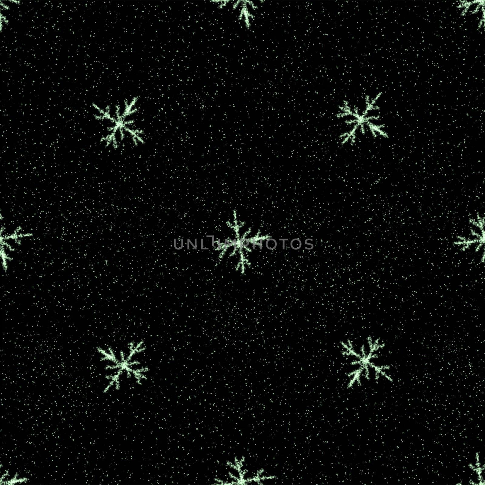 Hand Drawn Snowflakes Christmas Seamless Pattern. Subtle Flying Snow Flakes on chalk snowflakes Background. Authentic chalk handdrawn snow overlay. Appealing holiday season decoration.
