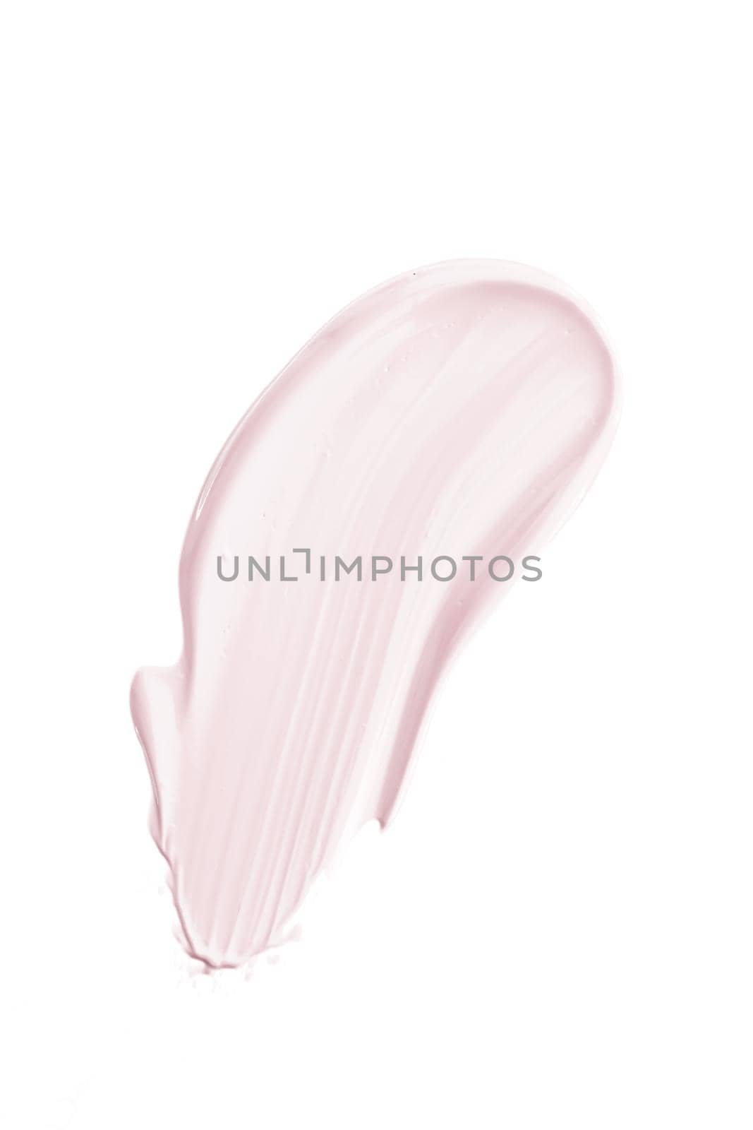 Pastel beauty swatch, skincare and makeup cosmetic product sample texture isolated on white background, make-up smudge, cream cosmetics smear or paint brush stroke closeup