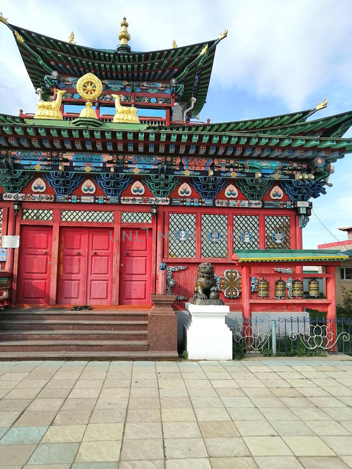 Ivolginsky datsan, Buddhist temple, Buryatia in Russian Federation by fireFLYart