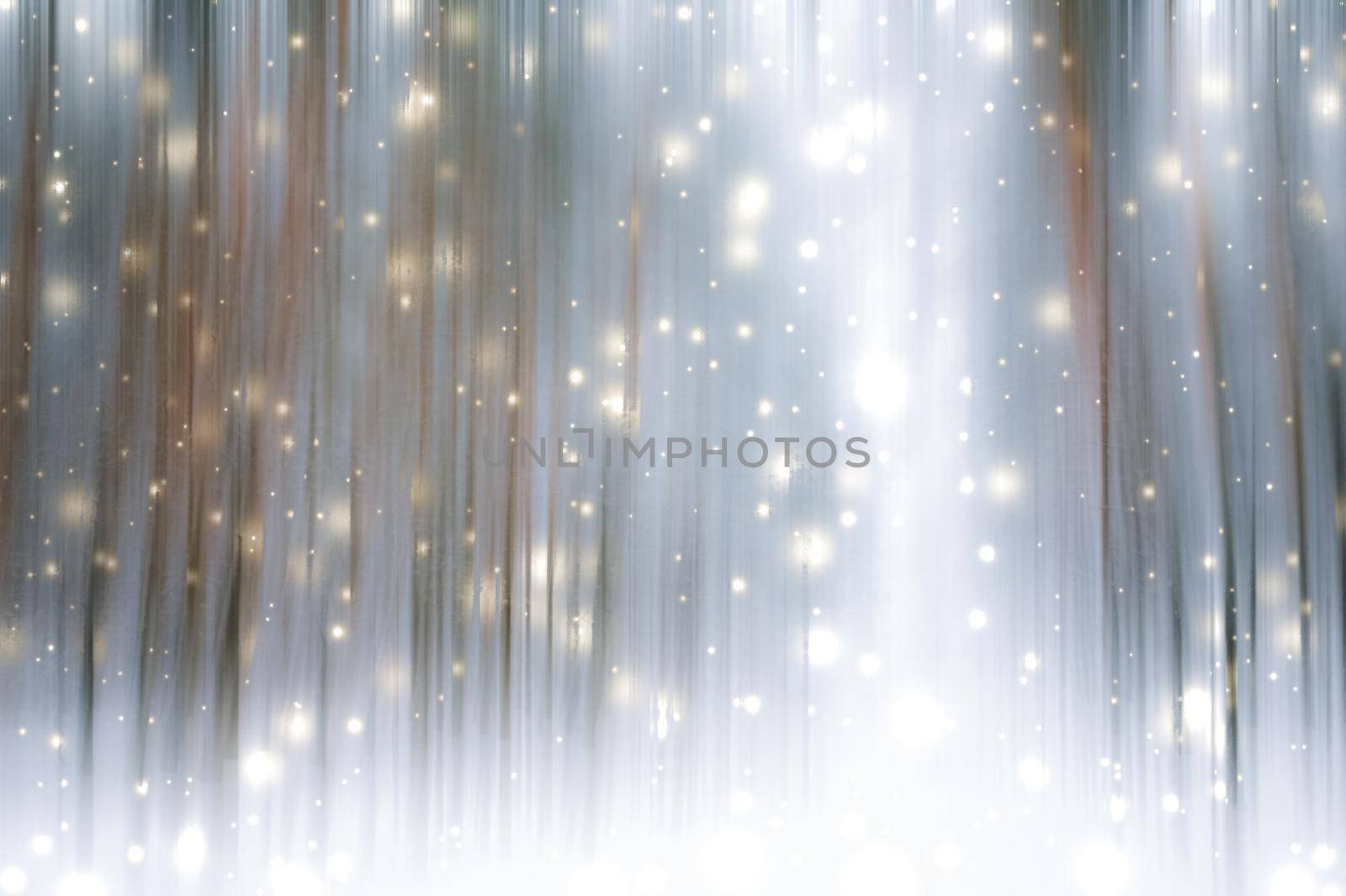 Holidays branding, fantasy and fairy tale concept - Winter season abstract nature art print and Christmas landscape holiday background, snowy magical forest as luxury brand postcard design backdrop