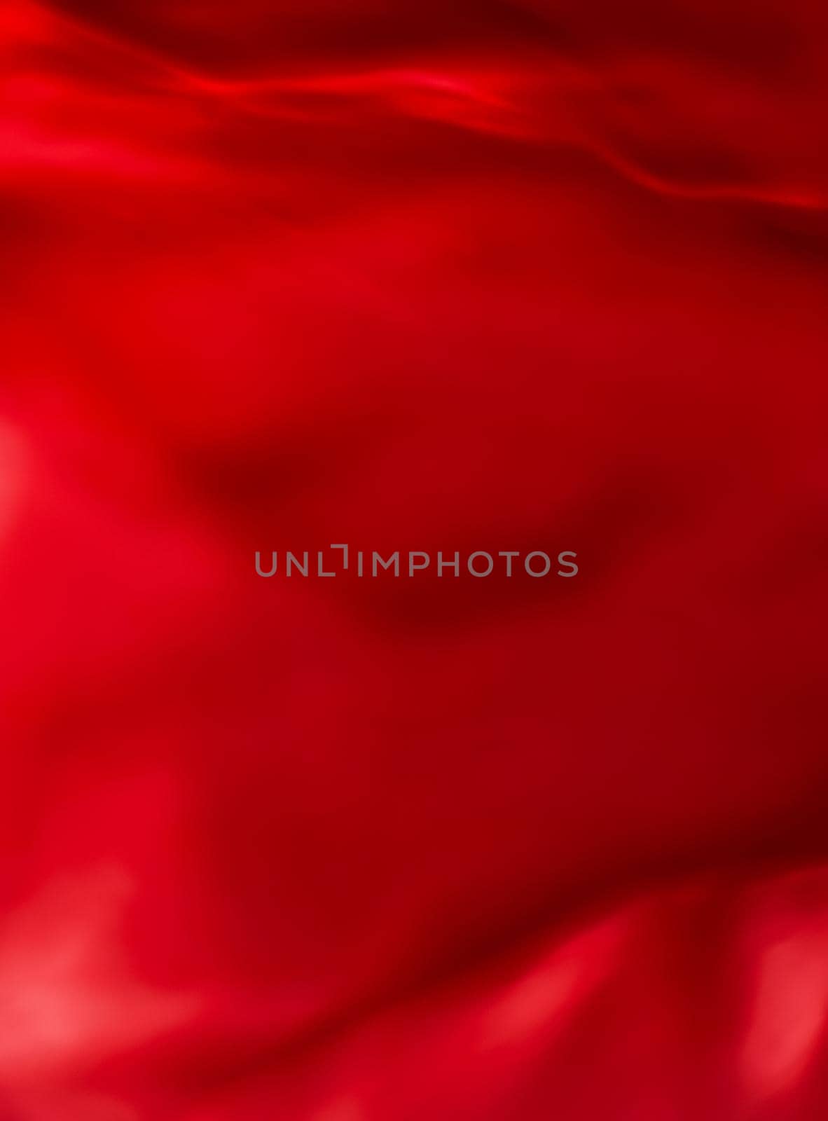 Holiday branding, beauty glamour and cyber backgrounds concept - Red abstract art background, silk texture and wave lines in motion for classic luxury design