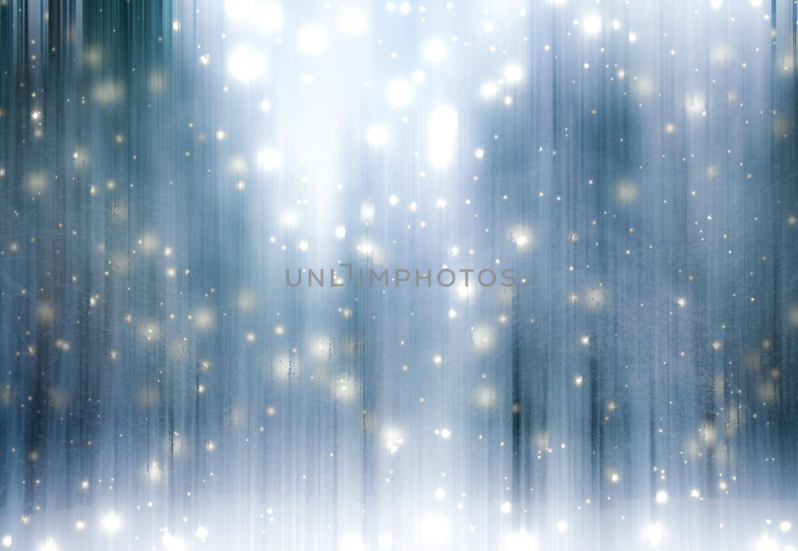 Holidays branding, fantasy and fairy tale concept - Winter season abstract nature art print and Christmas landscape holiday background, snowy magical forest as luxury brand postcard design backdrop