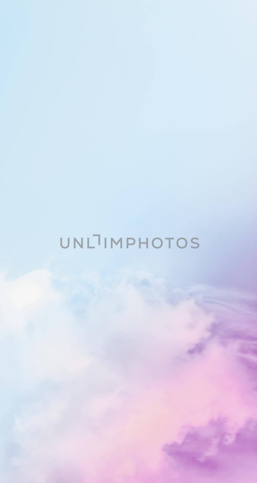 Magical dream, nature backdrop and spiritual holiday concept - Dreamy surreal sky as abstract art, fantasy pastel colours background for modern design