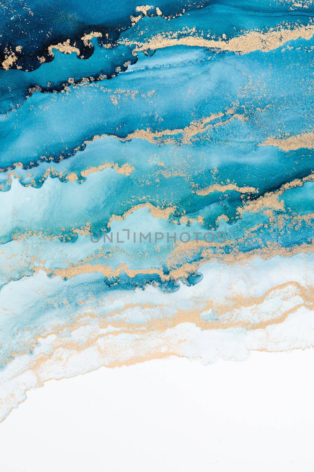 Marble ink abstract art from meticulous original painting abstract background . Painting was painted on high quality paper texture to create smooth marble background pattern of ombre alcohol ink .