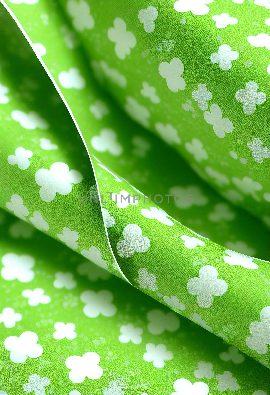 Lucky charm background of 3D render, suitable for a mobile screen, phone desktop, landing page, UI UX, and wallpaper.