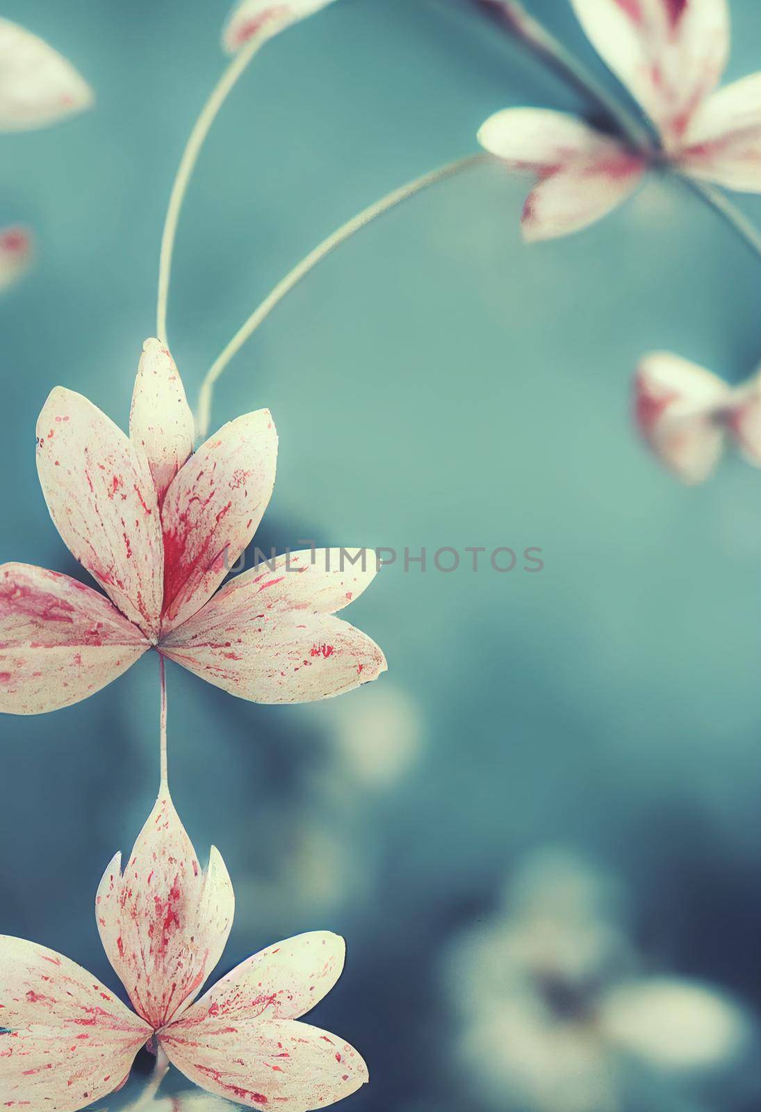 Lucky charm background of 3D render, suitable for a mobile screen, phone desktop, landing page, UI UX, and wallpaper.