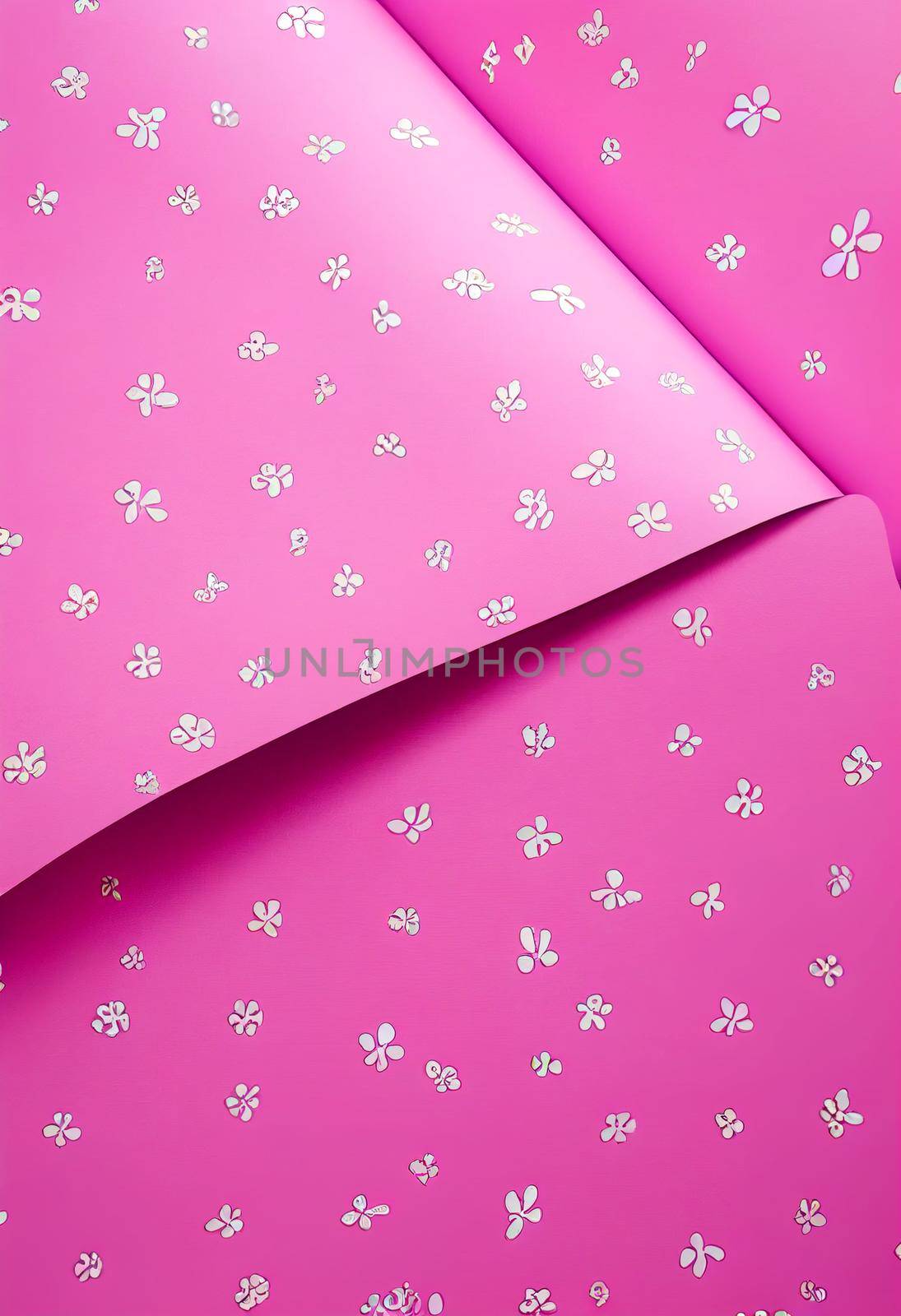 Lucky charm background of 3D render, suitable for a mobile screen, phone desktop, landing page, UI UX, and wallpaper.