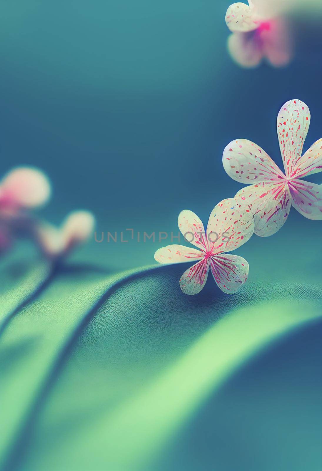 Lucky charm background of 3D render, suitable for a mobile screen, phone desktop, landing page, UI UX, and wallpaper.