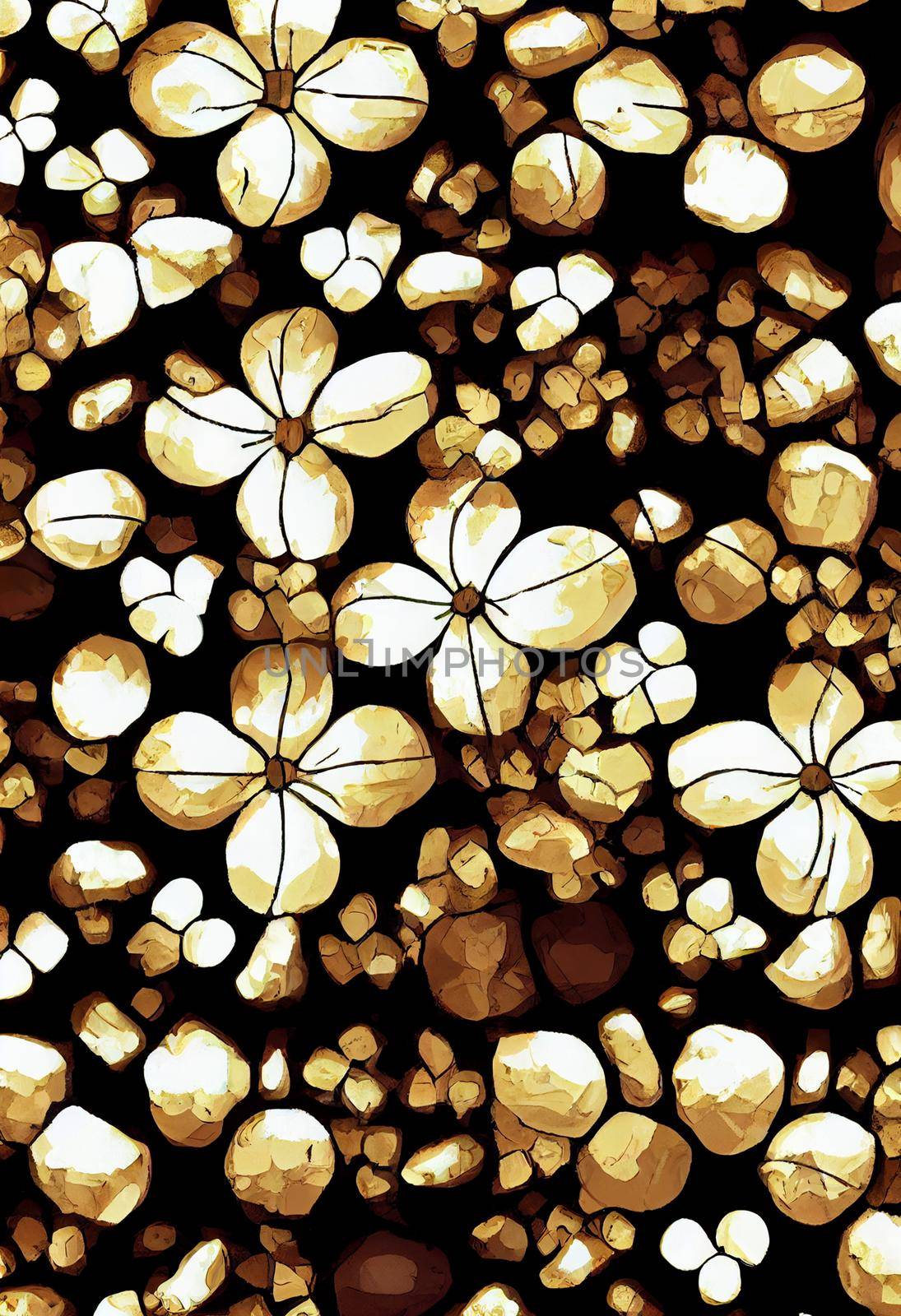 Lucky charm background of 3D render, suitable for a mobile screen, phone desktop, landing page, UI UX, and wallpaper.