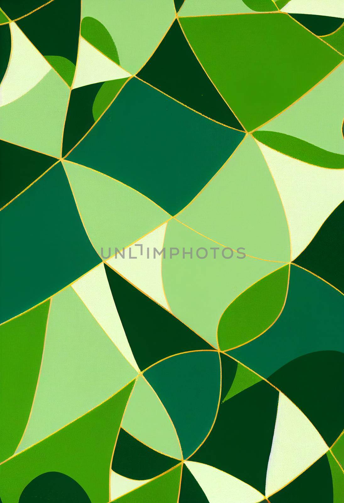 Lucky charm background of 3D render, suitable for a mobile screen, phone desktop, landing page, UI UX, and wallpaper.
