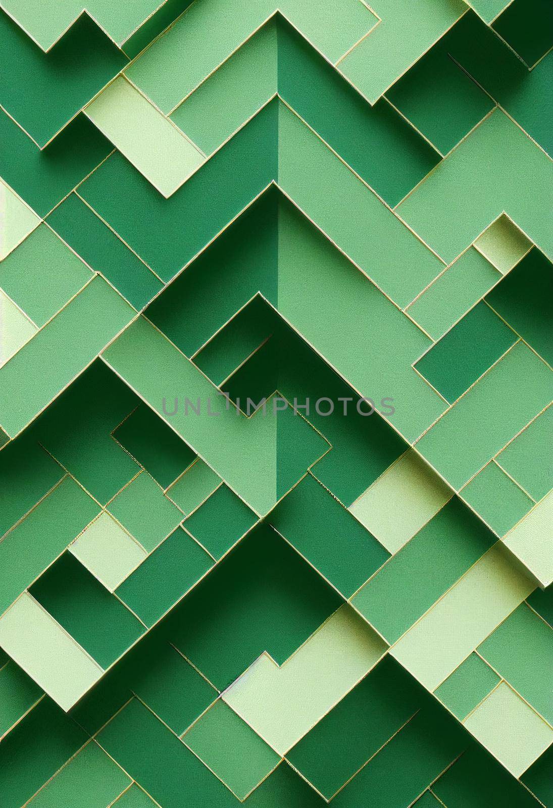 Lucky charm background of 3D render, suitable for a mobile screen, phone desktop, landing page, UI UX, and wallpaper.