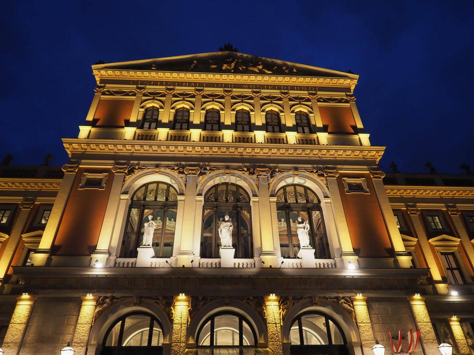 Wiener Musikverein translation Viennese Music Association concert hall in Vienna, Austria