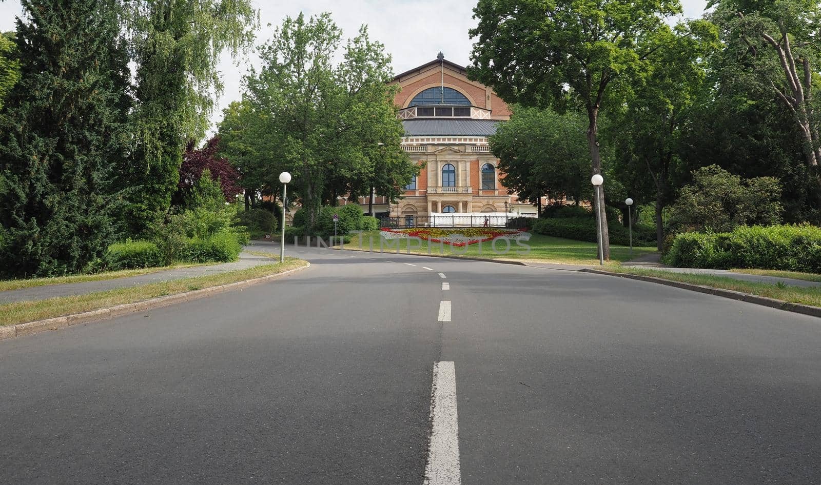 Wagner Festspielhaus translation Festival Theatre in Bayreuth, Germany