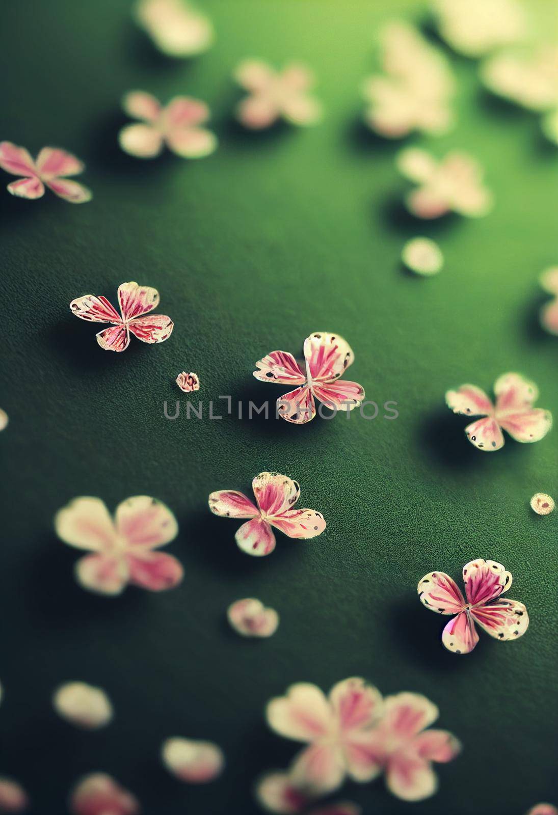 Lucky charm background of 3D render, suitable for a mobile screen, phone desktop, landing page, UI UX, and wallpaper.