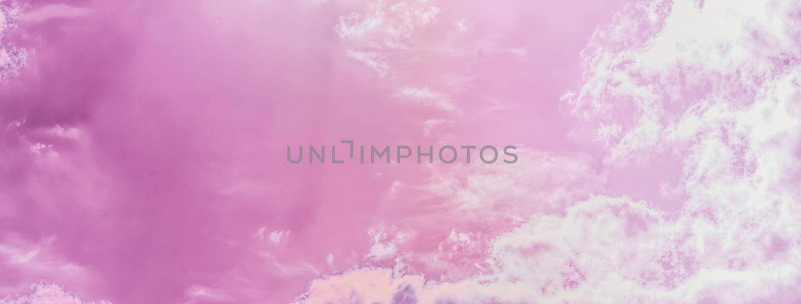 Magical dream, nature backdrop and spiritual holiday concept - Dreamy surreal sky as abstract art, fantasy pastel colours background for modern design