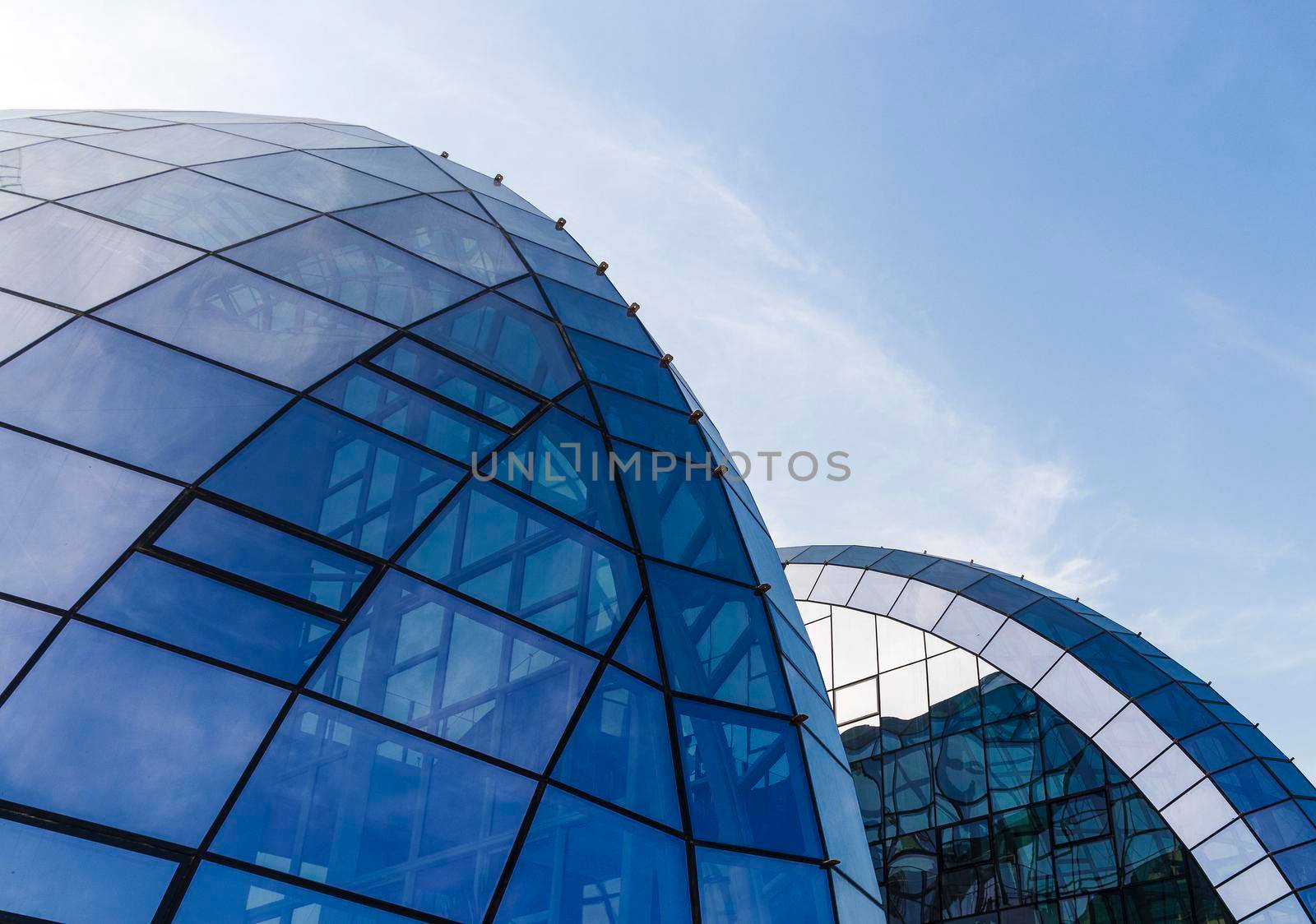 Exterior of modern buildings
