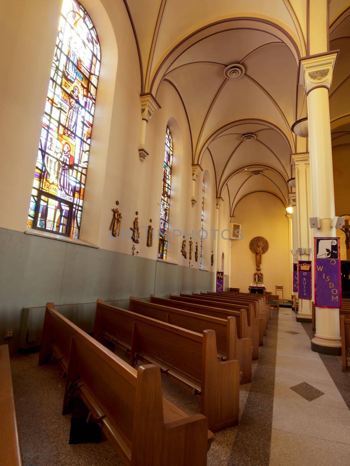 Interior of the St. Elizabeth of Hungary on Auroria Campus in Denver.