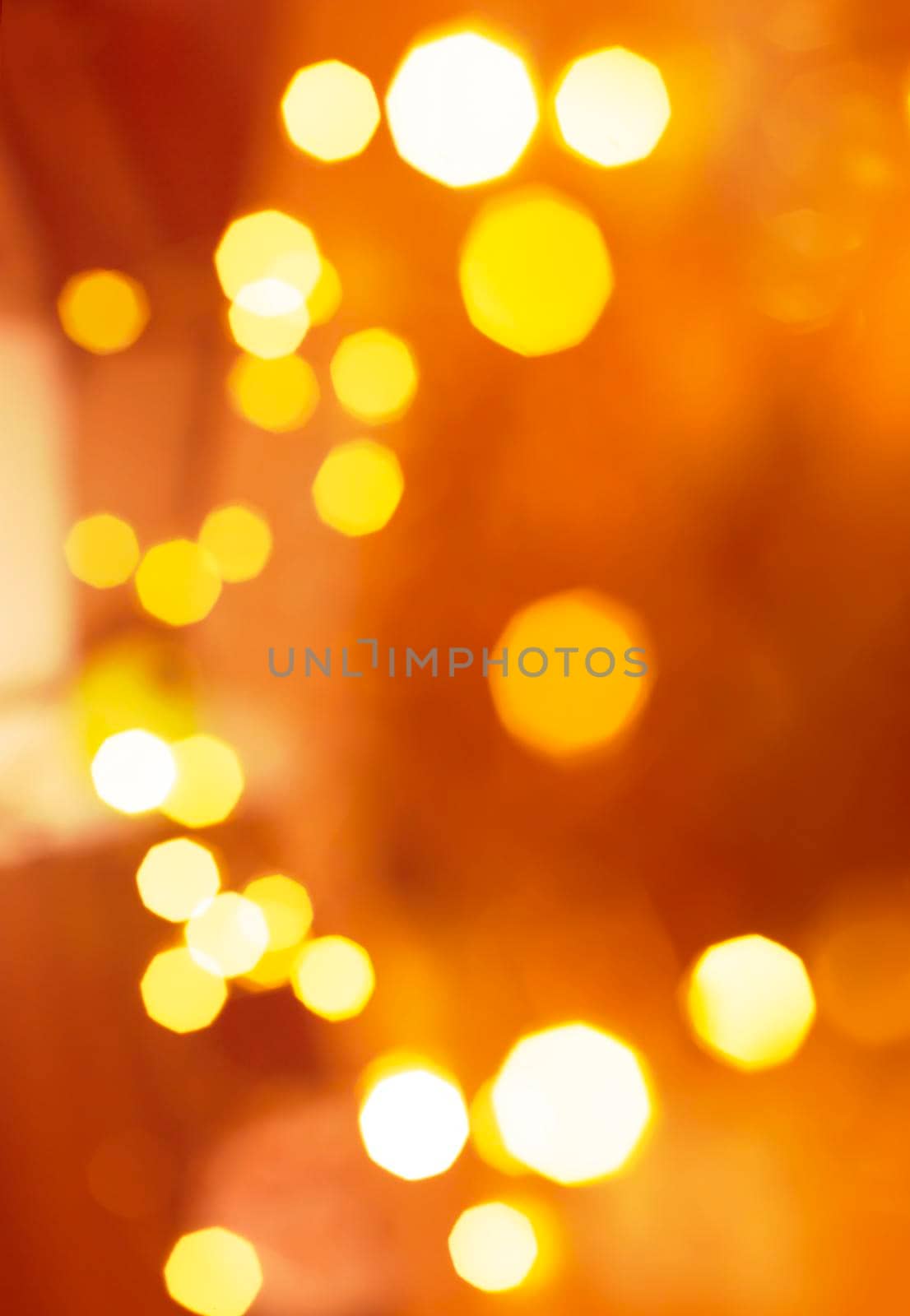 Orange bright lights with deep background. bokeh style. by ImagesRouges