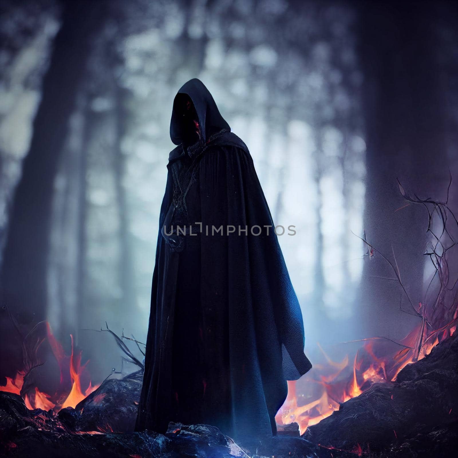 A figure in a dark cloak by NeuroSky