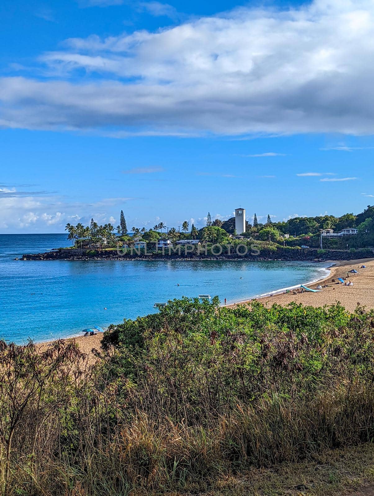 Waimea Bay view Oahu Hawaii by digidreamgrafix