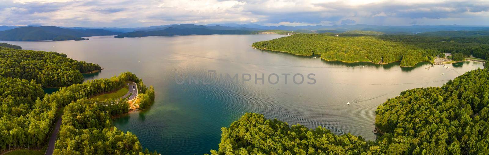 beautiful scenic views at lake jocassee south carolina by digidreamgrafix