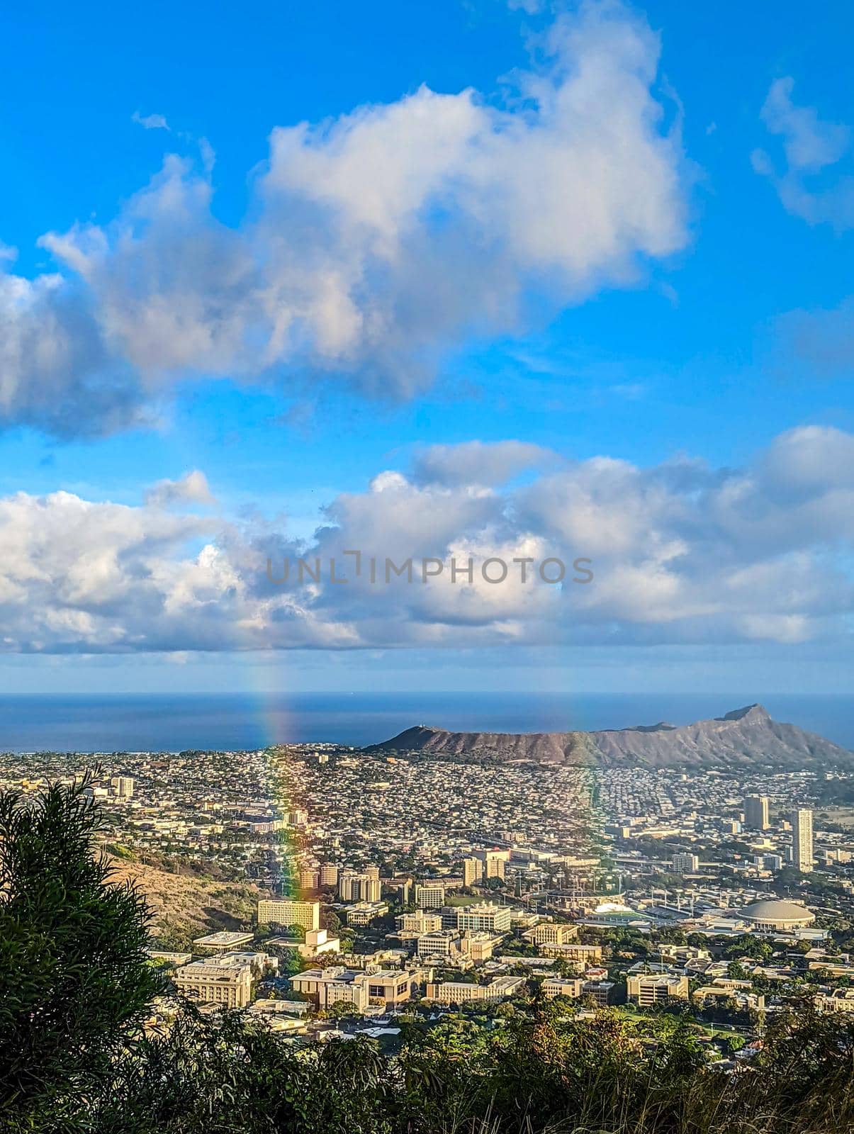  Waikiki and Honolulu from Tantalus Overlook on Oahu