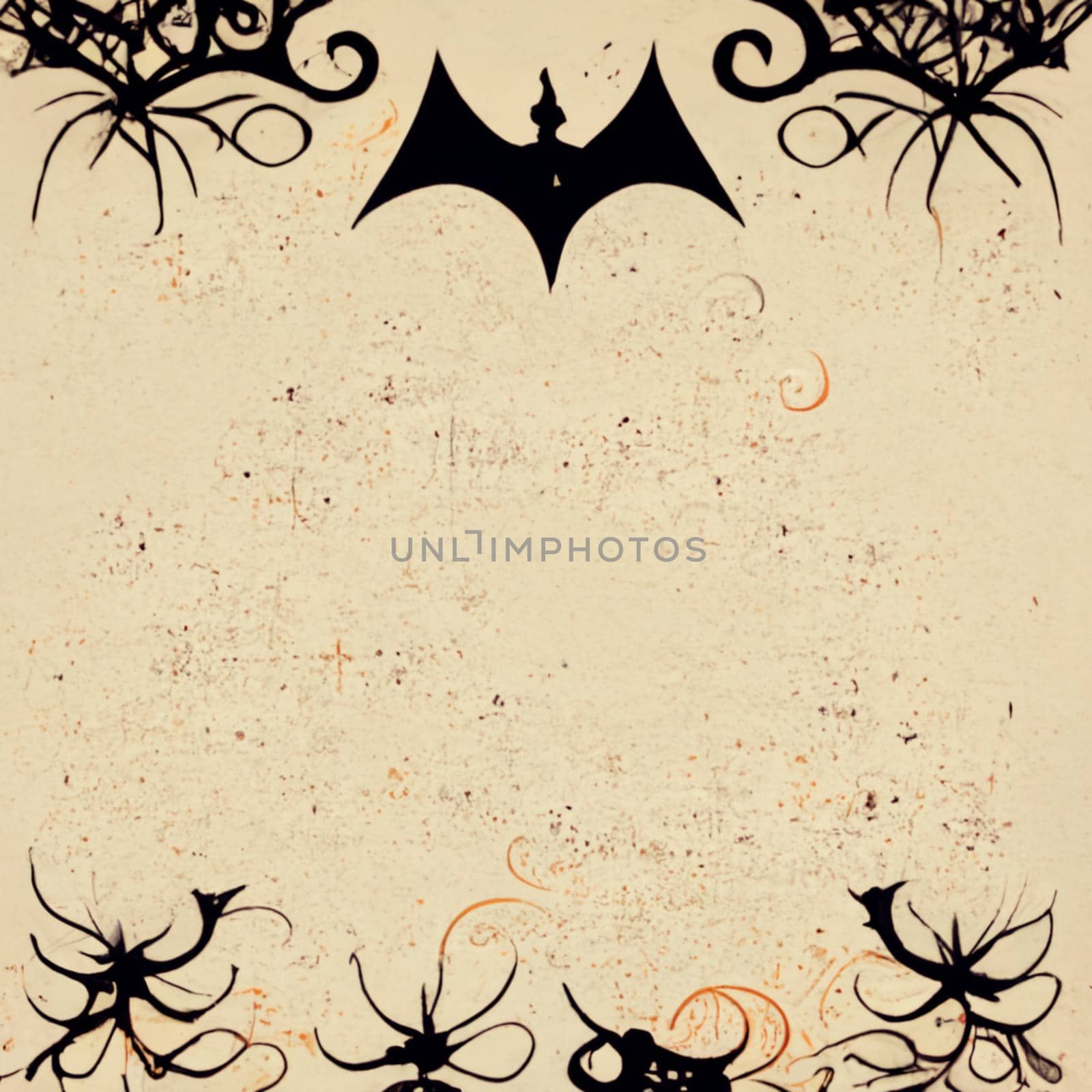 Illustration of a Halloween background. High quality illustration
