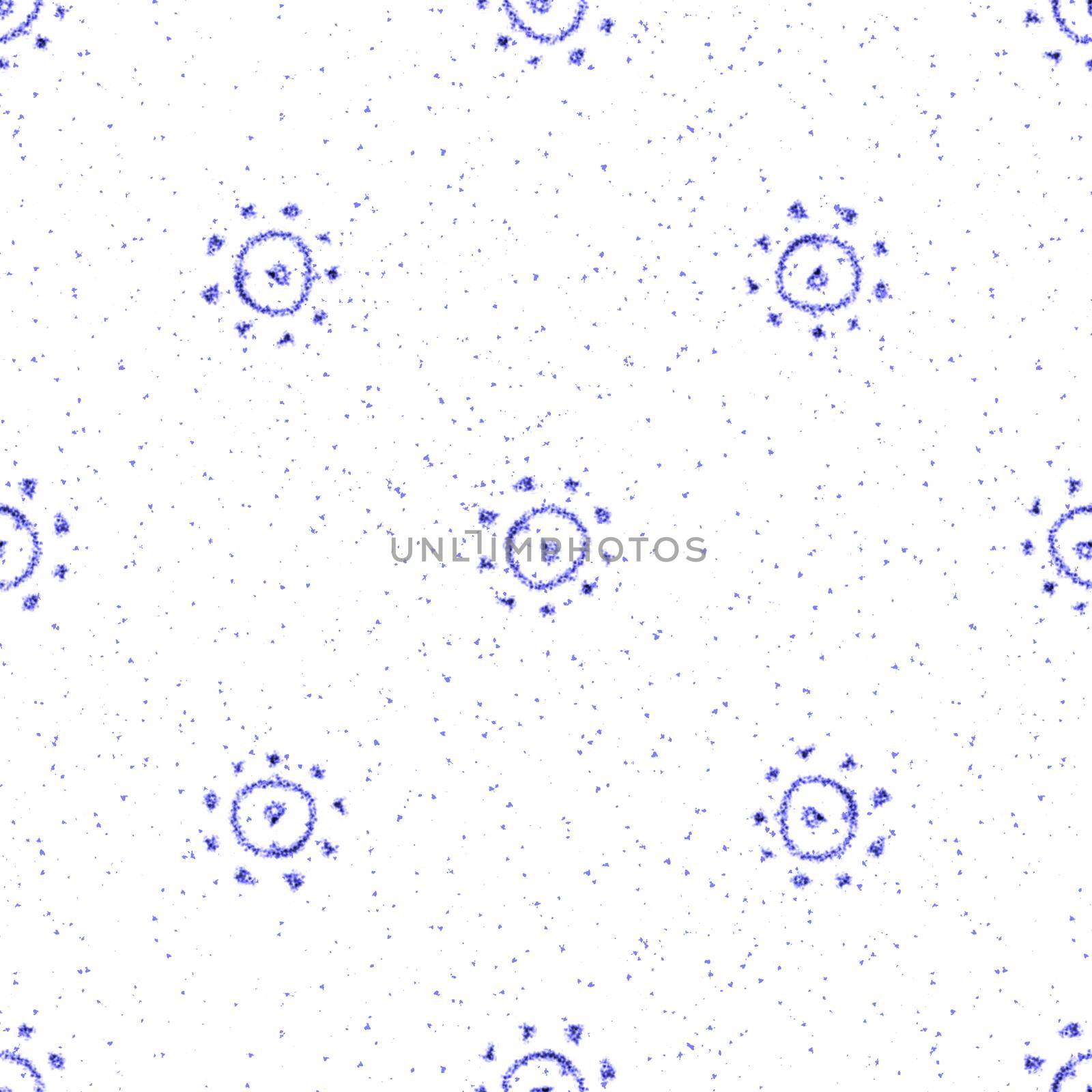 Hand Drawn Snowflakes Christmas Seamless Pattern. Subtle Flying Snow Flakes on chalk snowflakes Background. Alive chalk handdrawn snow overlay. Eminent holiday season decoration.