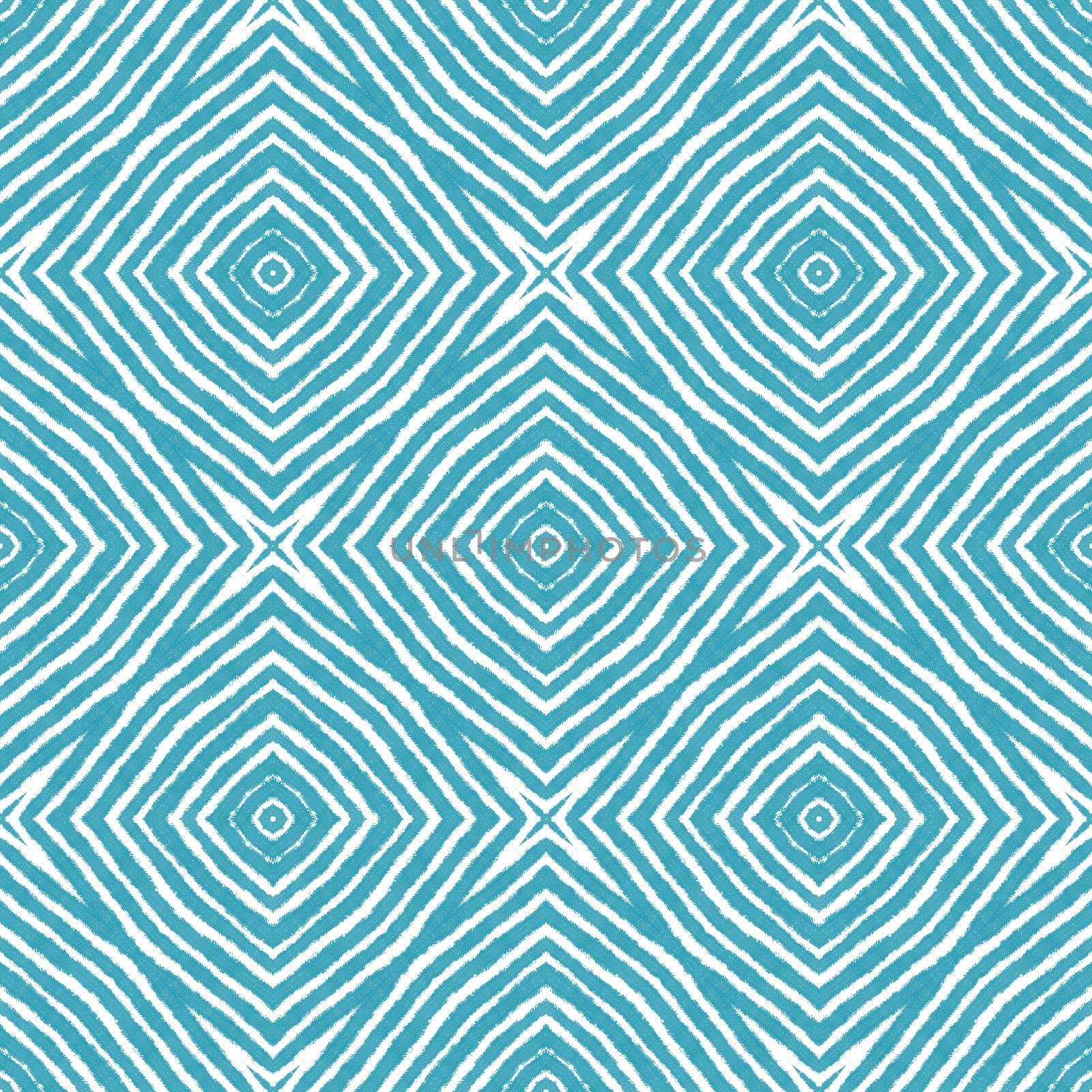 Geometric seamless pattern. Turquoise by beginagain