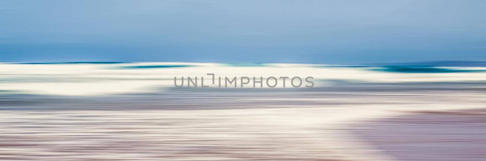 Coastal art print, holiday destination and luxury travel concept - Abstract sea background, long exposure view of dreamy ocean coast in summer