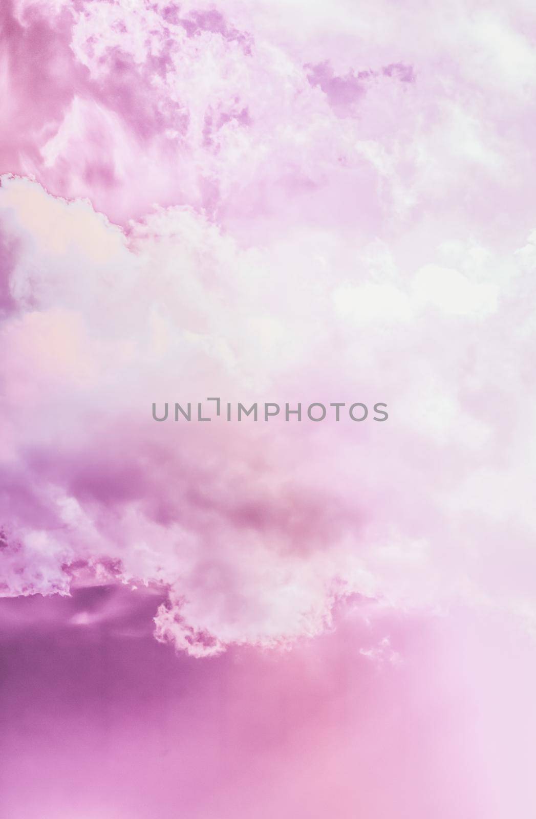 Dreamy surreal sky as abstract art, fantasy pastel colours background for modern design by Anneleven