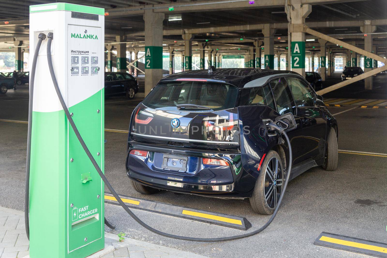 Tesla Model Y on 22W charging spot by BY-_-BY