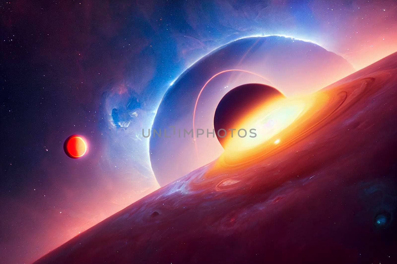 Outer space shooting star comet asteroid meteor planet astrology solar system galaxy universe