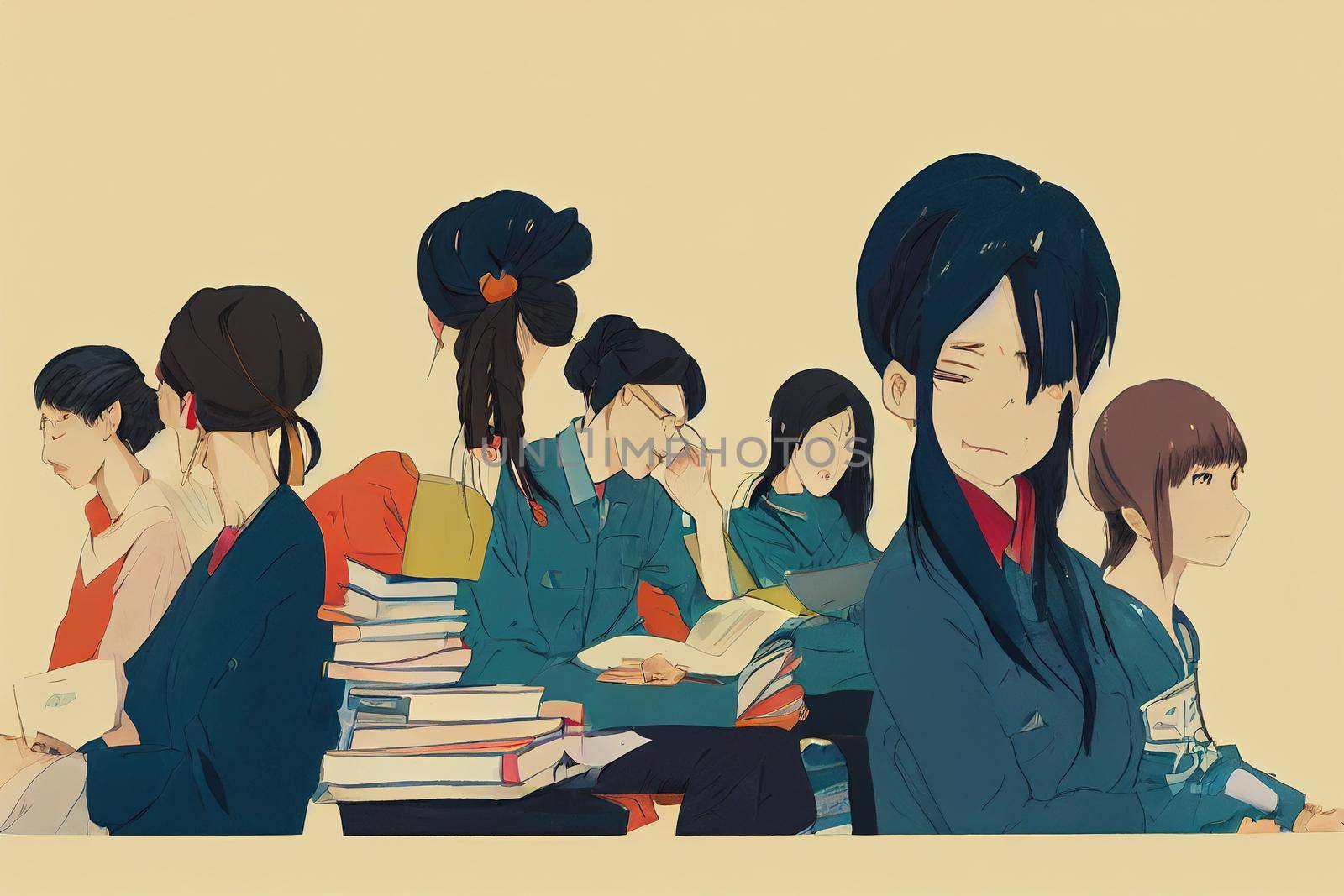 Area, Ethnic, and Cultural Studies Teachers, Postsecondary ,Anime style illustration by 2ragon