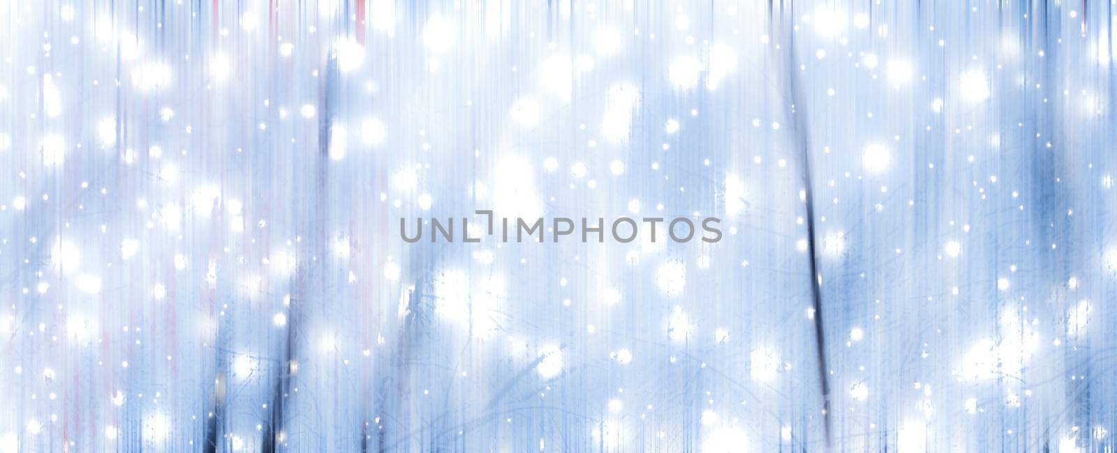 Holidays branding, fantasy and fairy tale concept - Winter season abstract nature art print and Christmas landscape holiday background, snowy magical forest as luxury brand postcard design backdrop